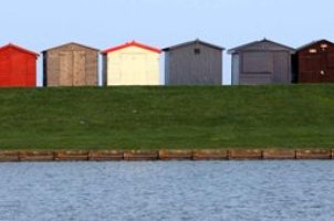 Beach Huts at Dovercourt